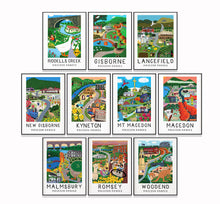 Load image into Gallery viewer, Woodend - Macedon Ranges Art Series - Wall Art Print