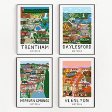 Load image into Gallery viewer, Hepburn Springs - Country Victoria Towns Art Series - Wall Art Print