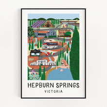Load image into Gallery viewer, Hepburn Springs - Country Victoria Towns Art Series - Wall Art Print