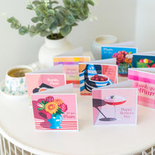 Load image into Gallery viewer, Mother's Day Card - French Pink Martini