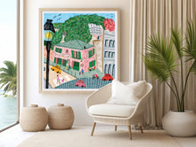 Load image into Gallery viewer, Pink Cafe Paris - Wall Art