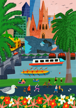 Load image into Gallery viewer, The Banks of the Yarra - Wall Art