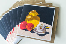 Load image into Gallery viewer, Golden Touch - Black - Greeting Card