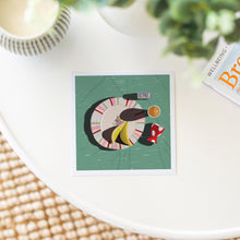 Load image into Gallery viewer, Sunday Brunch - Green - Mini Art Print