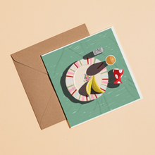Load image into Gallery viewer, Sunday Brunch - Green - Greeting Card