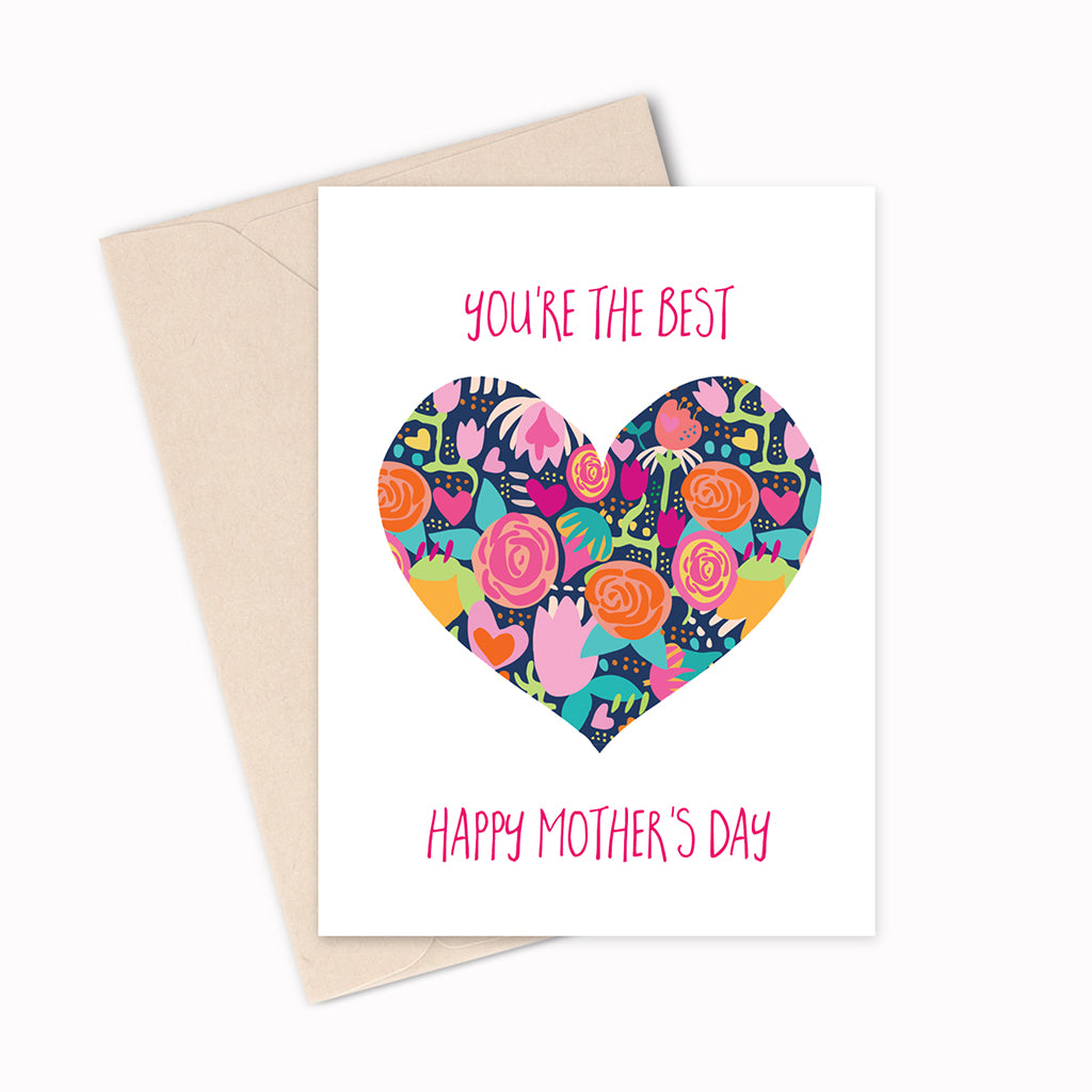 Mother's Day Card - You're the Best - Happy Mother's Day