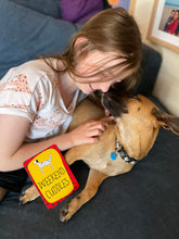 Load image into Gallery viewer, Aren't weekend cuddles with your furry family member the best? Who doesn't love dog cuddles.