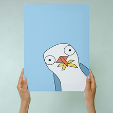 Load image into Gallery viewer, The Chip Thief - Seagull with Chips - Wall Art Print

