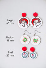 Load image into Gallery viewer, Handmade Earrings - Best Teacher Ever - Blue
