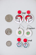 Load image into Gallery viewer, Handmade Earrings - Best Teacher Ever - Blue
