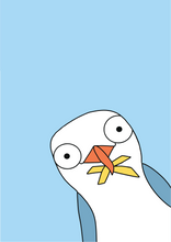 Load image into Gallery viewer, The Chip Thief - Seagull with Chips - Wall Art Print
