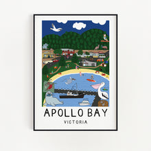 Load image into Gallery viewer, Apollo Bay - Coastal Towns of Victoria Art Series - Wall Art Print - Great Ocean Road
