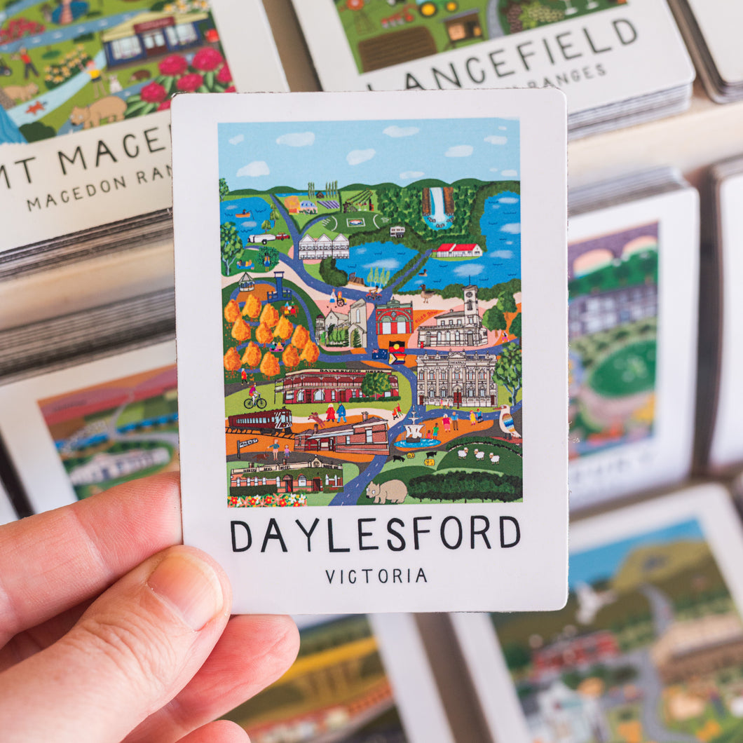 Magnet - Daylesford - Macedon Ranges Fridge Magnet