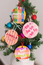 Load image into Gallery viewer, A Colourful Christmas - Handmade Christmas Bauble Set x4
