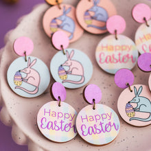 Load image into Gallery viewer, Happy Easter - Lilac - Handmade Easter Earrings
