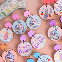 Load image into Gallery viewer, Happy Easter - Lilac - Handmade Easter Earrings
