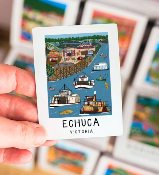Magnet - Echuca - Fridge Magnet