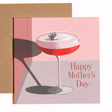 Load image into Gallery viewer, Mother&#39;s Day Card - French Pink Martini
