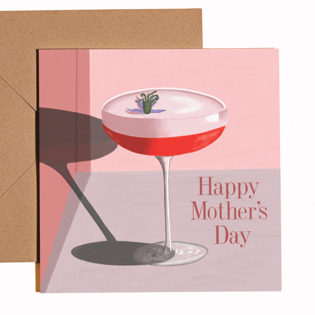 Mother's Day Card - French Pink Martini