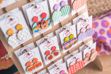 Load image into Gallery viewer, Earring Starter Retail Kit - 32 pairs &amp; Branded Plywood Stand
