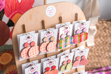 Load image into Gallery viewer, Earring Starter Retail Kit - 32 pairs &amp; Branded Plywood Stand
