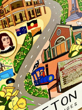 Load image into Gallery viewer, Kyneton - Macedon Ranges Art Series - Wall Art Print
