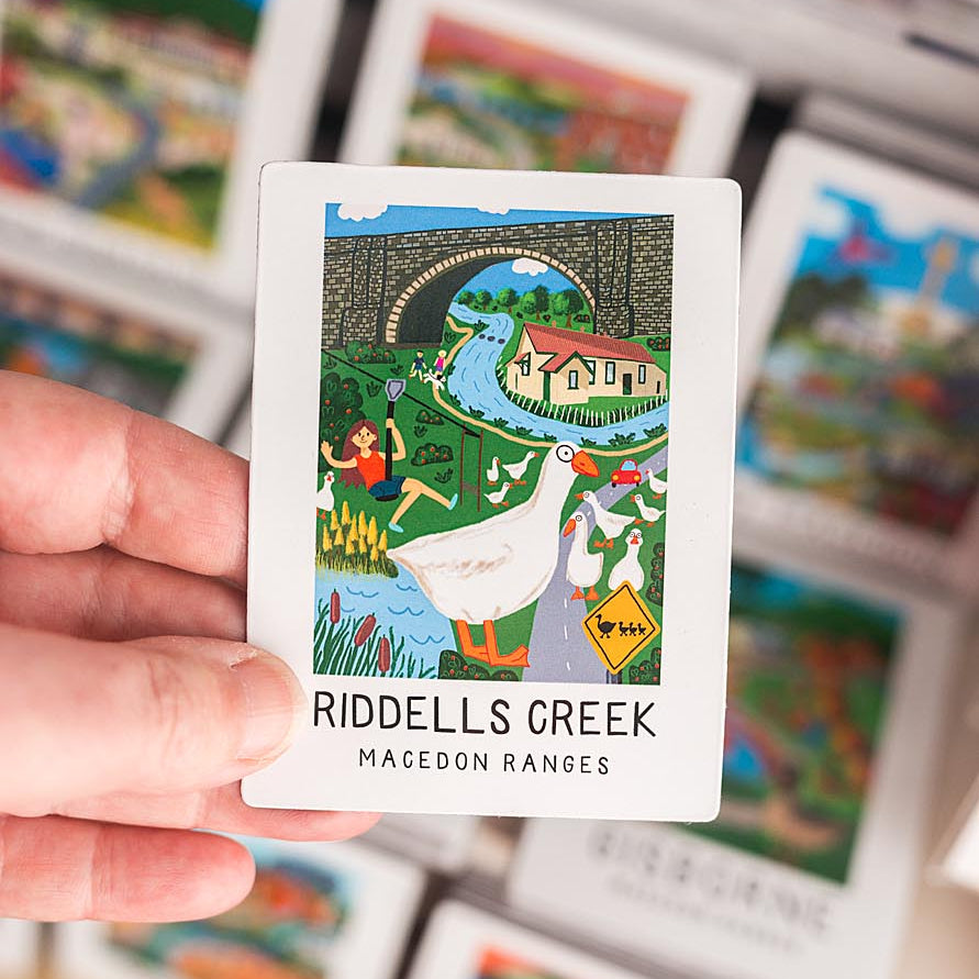 Magnet - Riddells Creek - Macedon Ranges Fridge Magnet