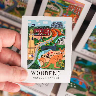 woodend fridge magnet
