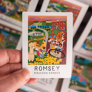 romsey fridge magnet