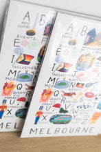 Load image into Gallery viewer, A-Z Melbourne Art Print Wall Art
