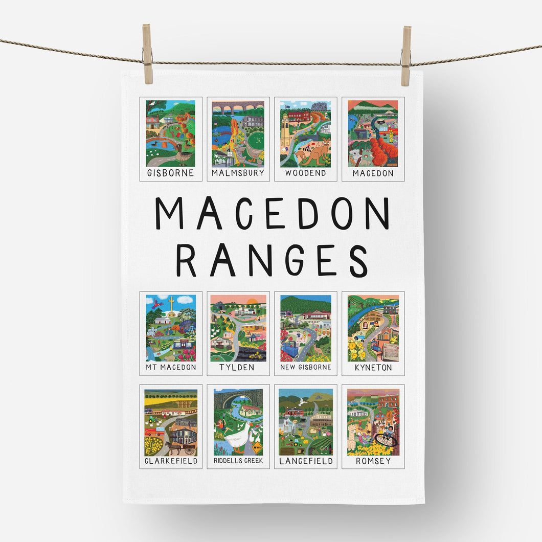 macedon ranges tea towels
