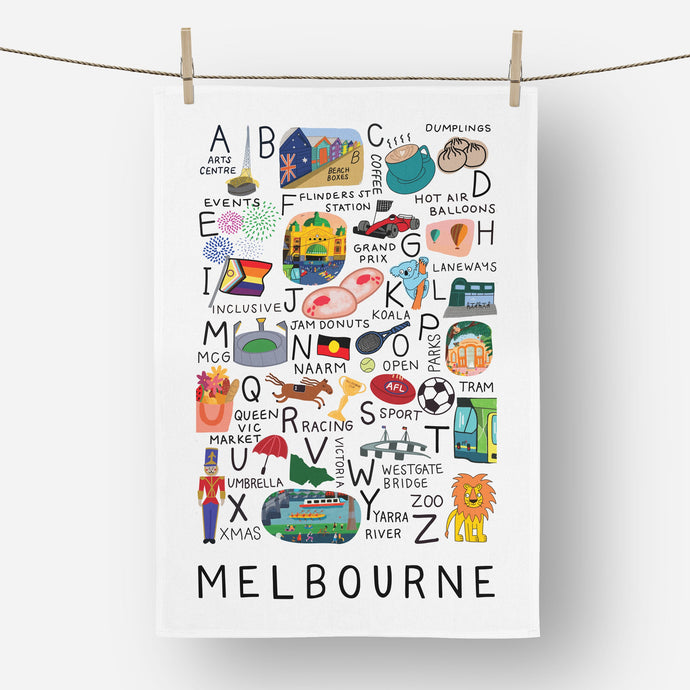 Melbourne Tea Towel