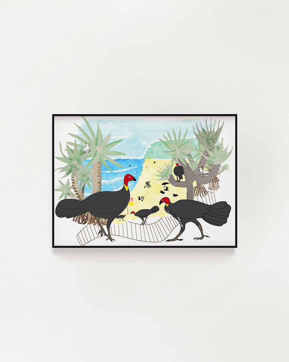 Noosa Main Beach - Wall Art Print