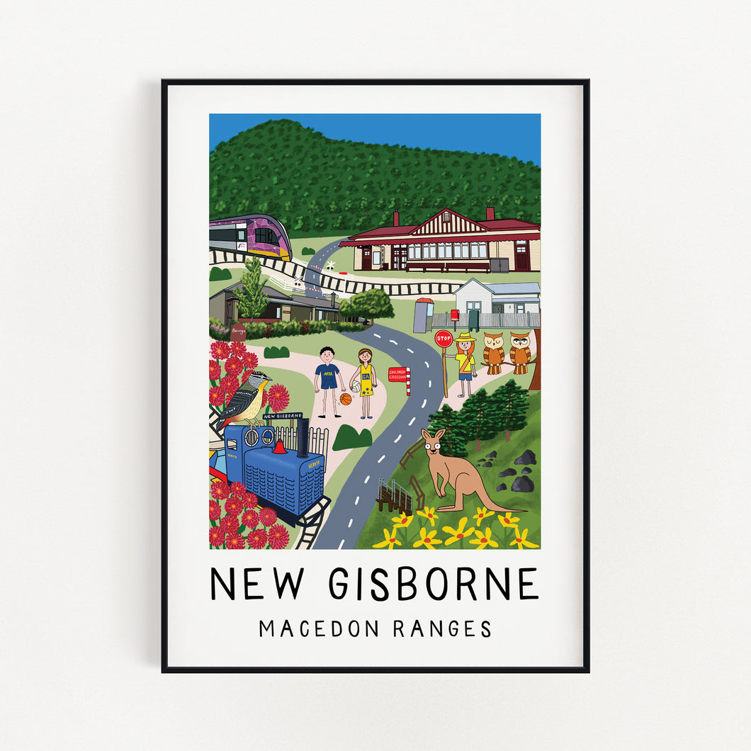 New Gisborne - Macedon Ranges Art Series - Wall Art Print