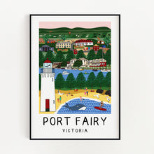 Load image into Gallery viewer, Port Fairy - Coastal Towns of Victoria Art Series - Wall Art Print
