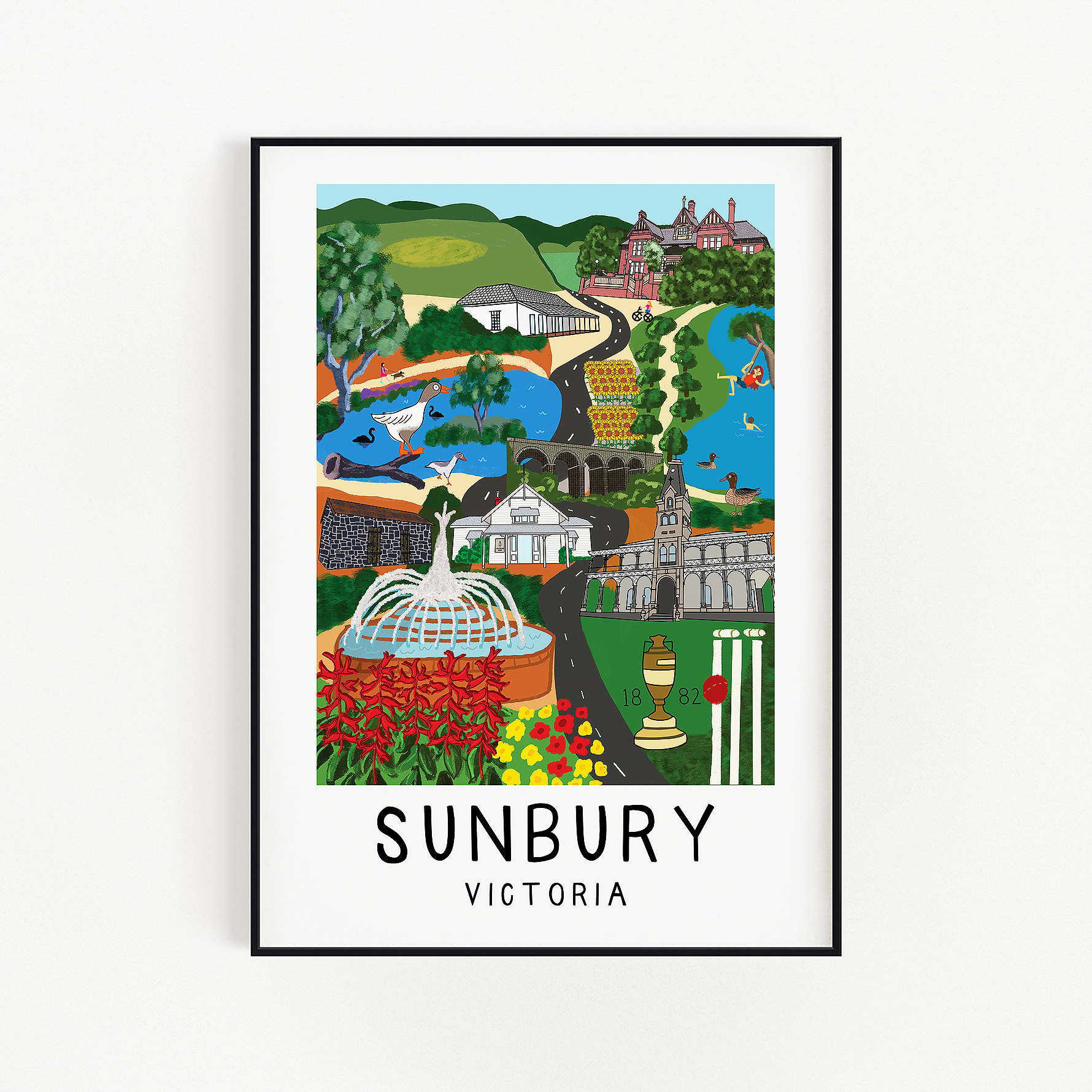 Town posters – Elise Gow Designs