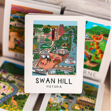 Load image into Gallery viewer, Magnet - Swan Hill - Fridge Magnet
