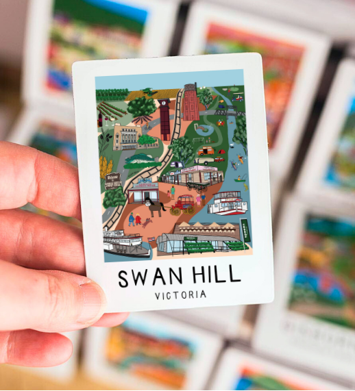 Magnet - Swan Hill - Fridge Magnet