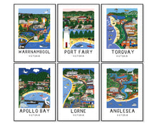 Load image into Gallery viewer, Apollo Bay - Coastal Towns of Victoria Art Series - Wall Art Print - Great Ocean Road
