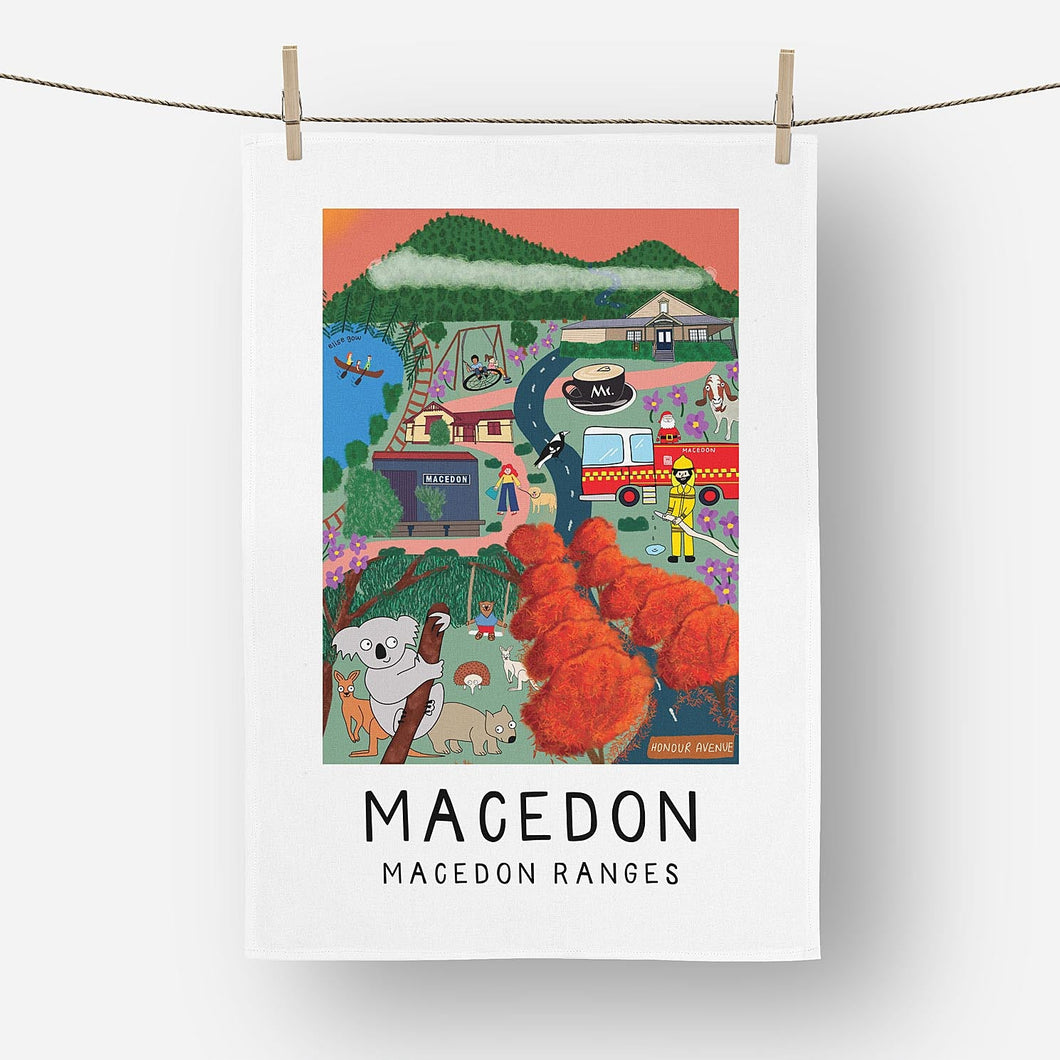 Tea Towel - Macedon - Macedon Ranges
