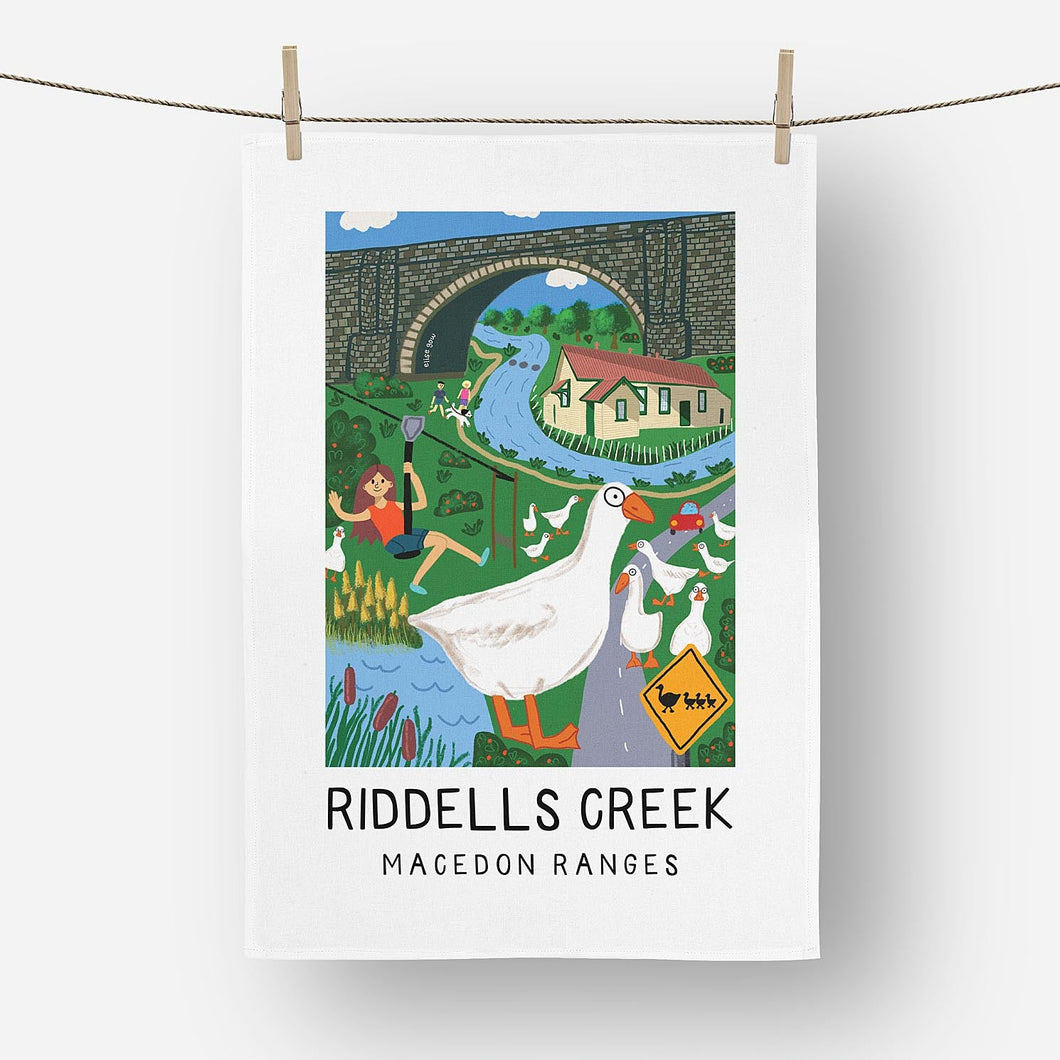 Tea Towel - Riddells Creek - Macedon Ranges