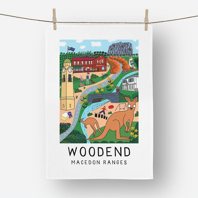 woodend tea towel
