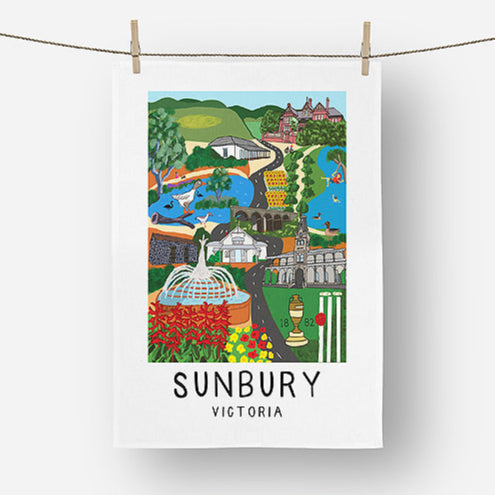 sunbury tea towel