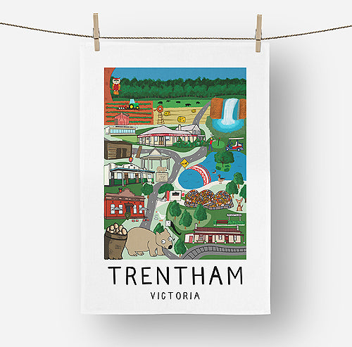 Tea Towel - Trentham Victoria
