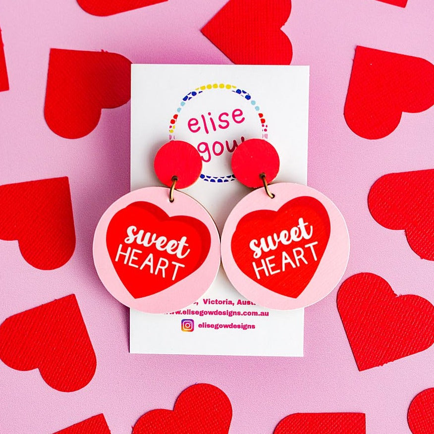 Valentine's Day - Sweet Heart (Matching) - Handmade Earrings