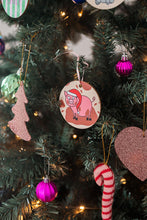 Load image into Gallery viewer, Happy Farm Christmas Baubles - Handmade Christmas Bauble Set x4

