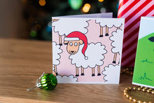 Load image into Gallery viewer, Christmas at Happy Farm - Greeting Card - Happy Sheep

