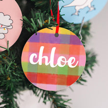 Load image into Gallery viewer, Personalised Handmade Christmas Bauble
