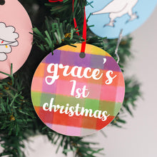Load image into Gallery viewer, Personalised Handmade Christmas Bauble
