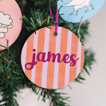 Load image into Gallery viewer, Personalised Handmade Christmas Bauble
